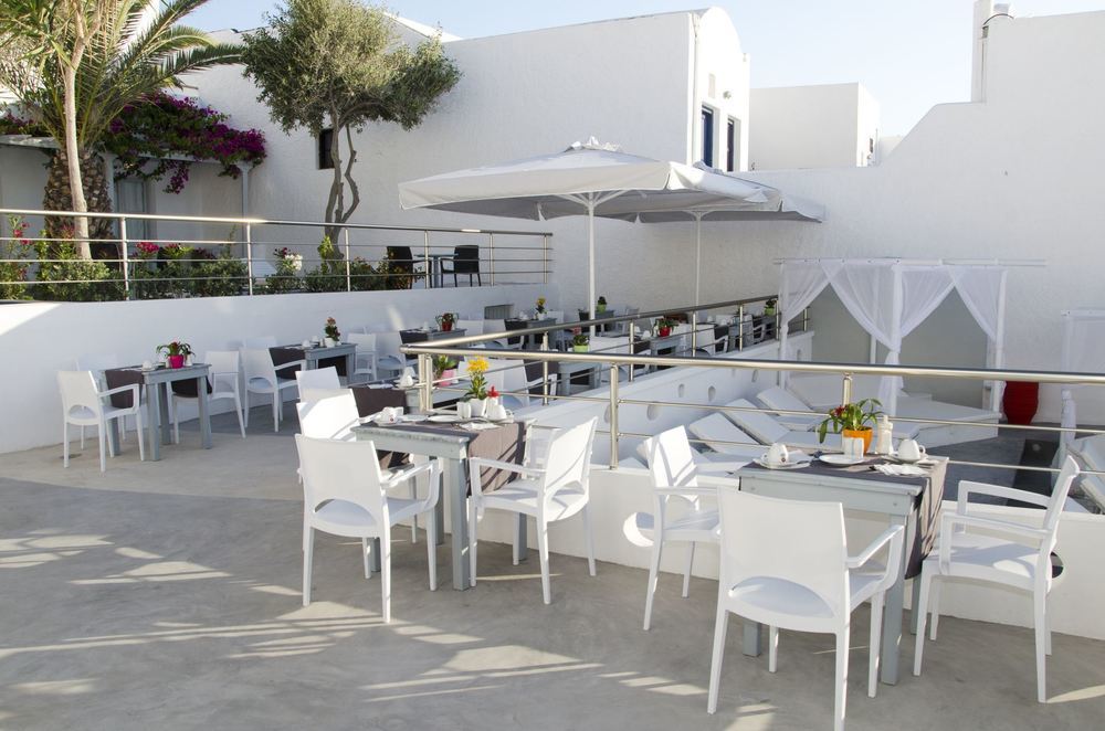 Kamári Rk Beach Hotel מסעדה תמונה